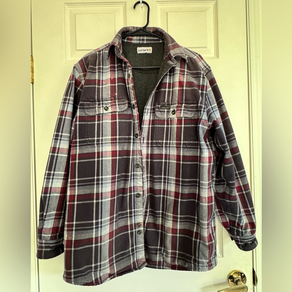 Carhartt Thermal Lines Flannel Shirt Jacket Jacket Men’s